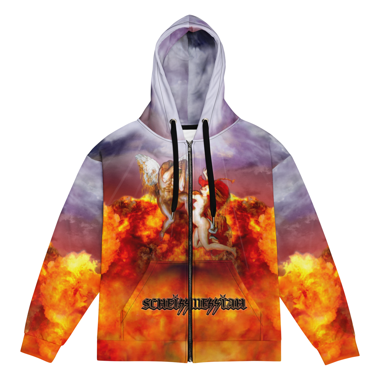 Scheissmessiah Unisex zip hoodie