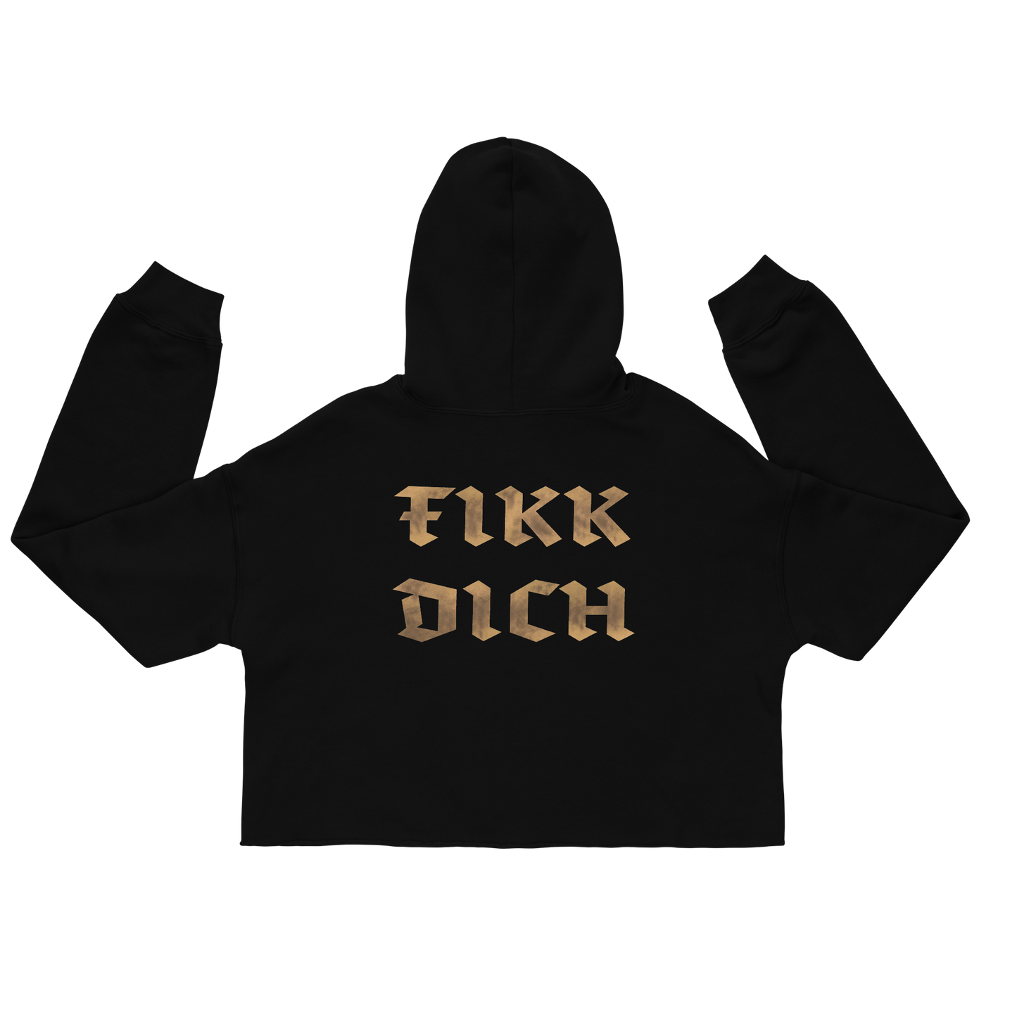 Fikk Dich Crop Hoodie