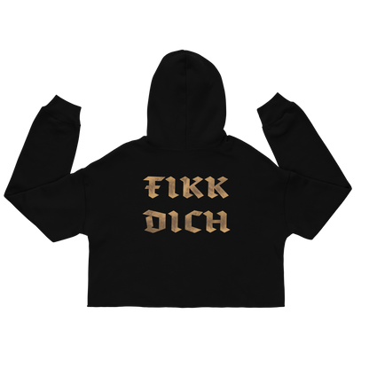 Fikk Dich Crop Hoodie